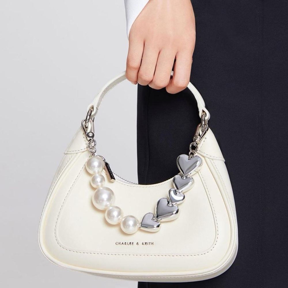 Charles and Keith Valentines Bag Mini Hobo Bag Limited Edition